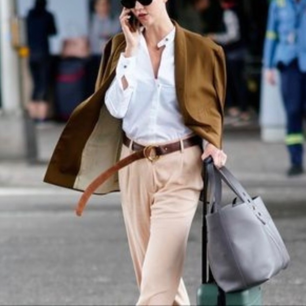 FRAME Les Second Large Leather Tote